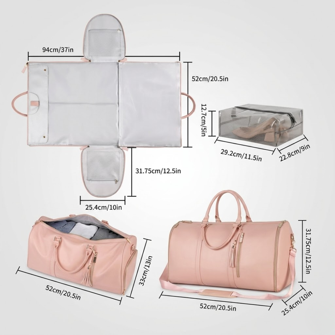 The Convertible Travel Duffel — 2-in-1 Garment Bag & Weekender