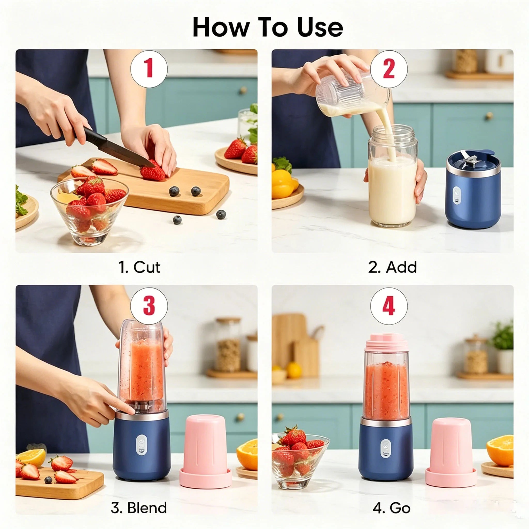 The Whirl — Portable USB Smoothie Blender